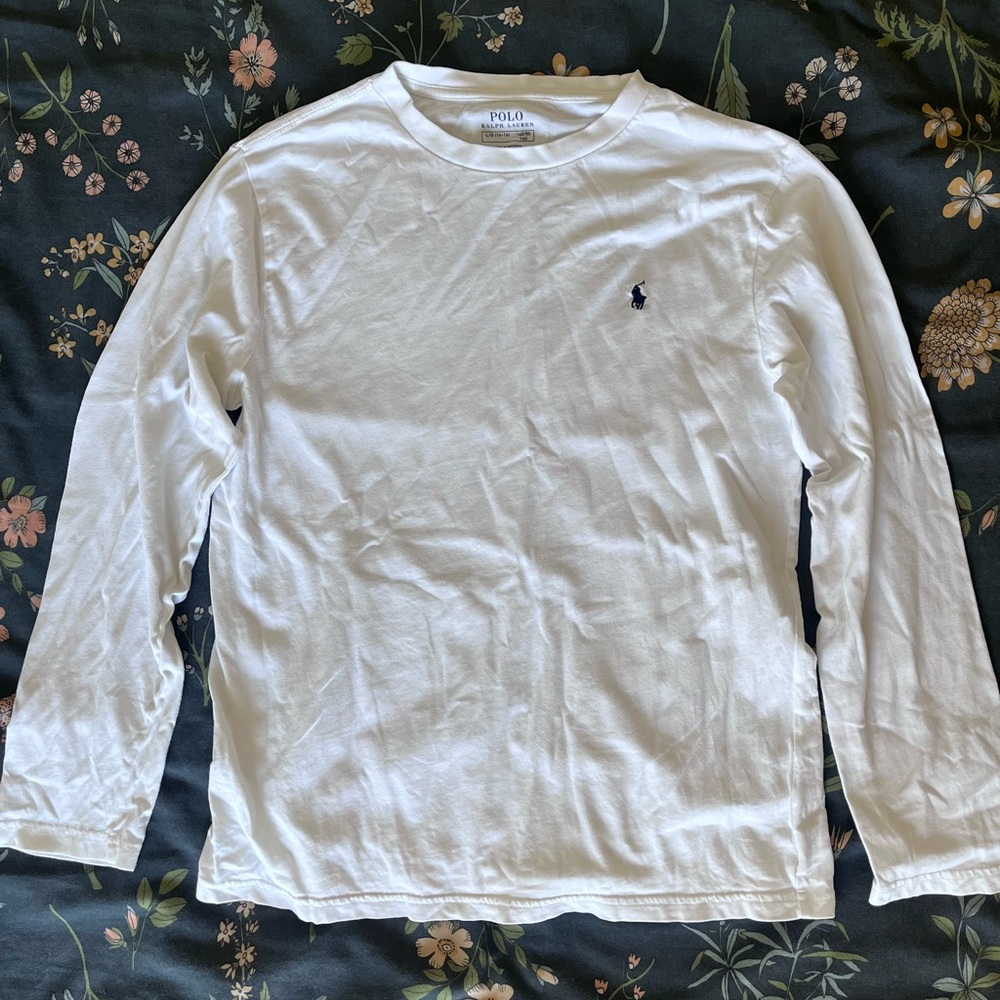 Polo Ralph Lauren Kids L (14-16) Long Sleeve White